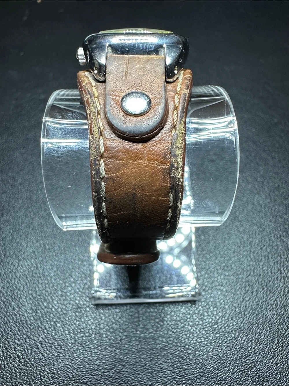 Fossil Brown Leather Strap Women's Watch with Silver-Tone Case